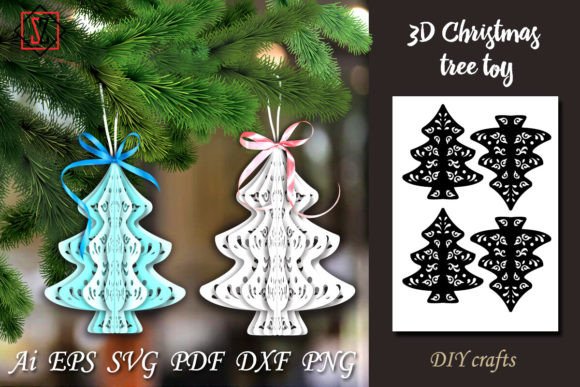 Download 3D Christmas Tree Toy_4 / DIY Crafts - Christmas Collection