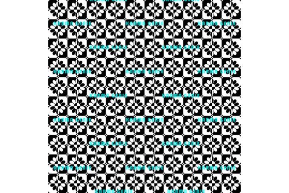 Download Black &amp; White Daisy Flowers Pattern - White Collection