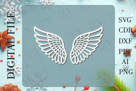 Download Angel Wings DIY Template #21 - Diy Collection