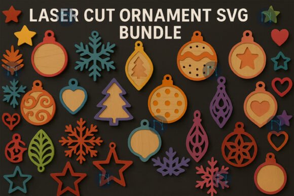 Download Laser Cut Christmas Ornament SVG Bundle - Christmas Collection