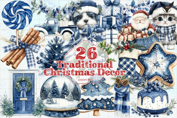Download Traditional Christmas Decor PNG - Christmas Collection