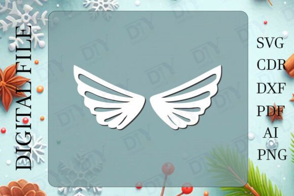 Download Angel Wings DIY Template #24 - Diy Collection
