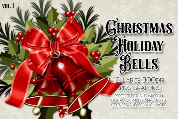 Download Christmas Bell Holiday Graphics Set 1 - Christmas Collection