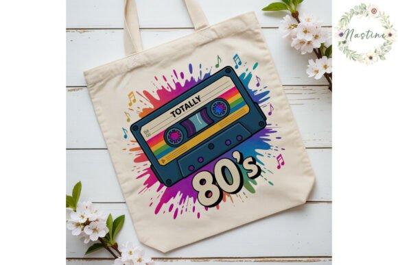 Download Totally 80s Cassette Sublimation PNG - 80s Collection
