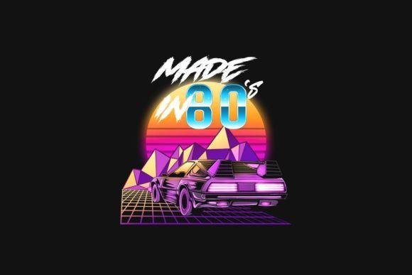 Download Made in 80s Retrowave T-shirt Design - 80s Collection