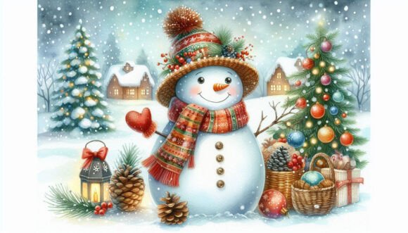 Download A Bundle of Traditional Christmas Snowme - Christmas Collection