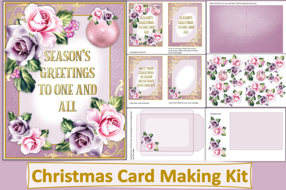 Download Christmas Card Making Kit JPEG and PDF - Christmas Collection