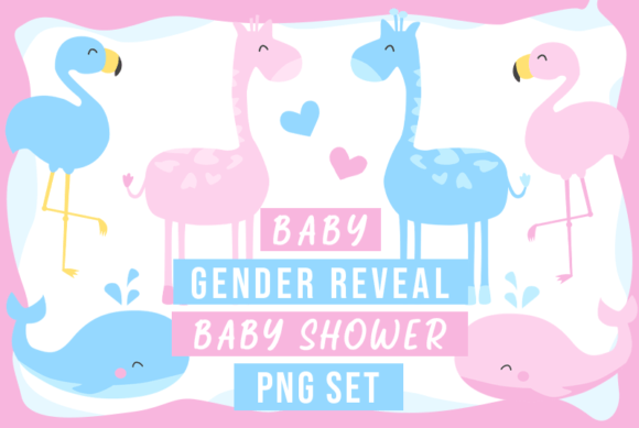 Download Gender Reveal Png Set Baby Shower Child - Baby shower Collection