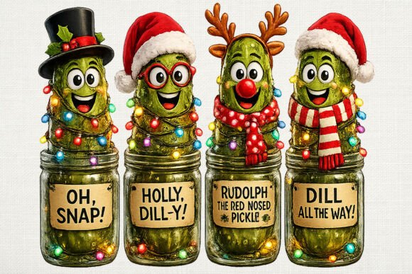 Download Funny Christmas Pickle PNG Clipart - Christmas Collection