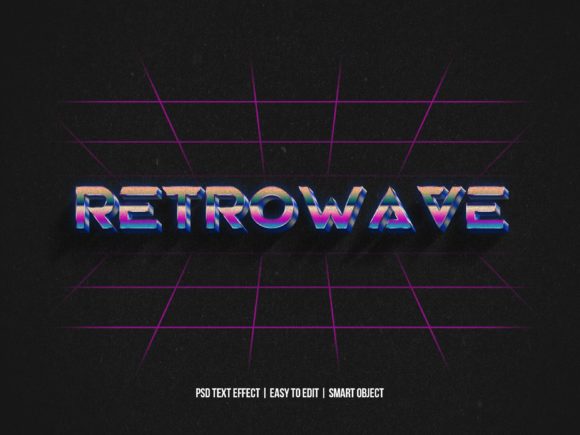 Download Text Effect Retrowave 80s - 80s Collection
