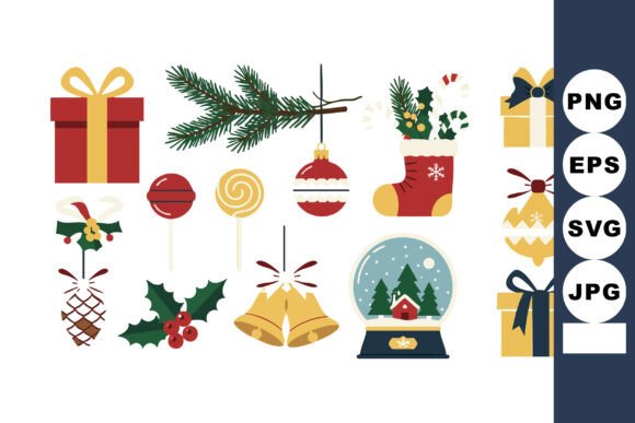Download Christmas Holiday Decorations Gift Boxes - Christmas Collection