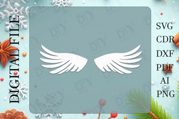 Download Angel Wings DIY Template #25 - Diy Collection