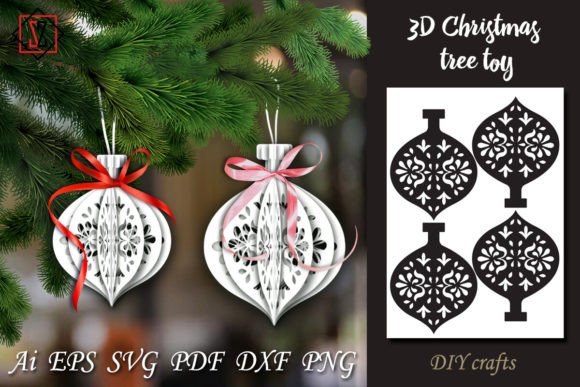 Download 3D Christmas Tree Toy / DIY Crafts - Christmas Collection